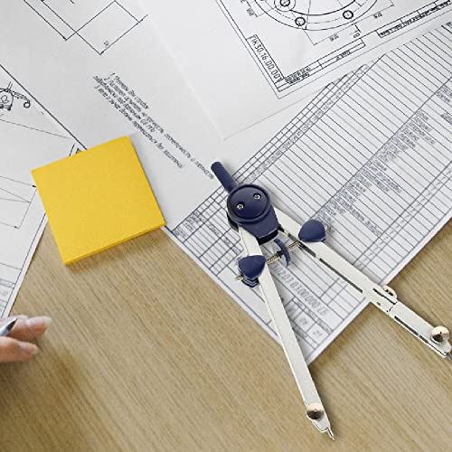 1 Set of 7 Professional Drawing Compasses, Practical Supplies, Geometric Kit