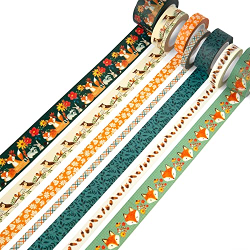 Recollections Animals Crafting Washi Tape Set, 12 Packs: 7 ct. (84 Total)