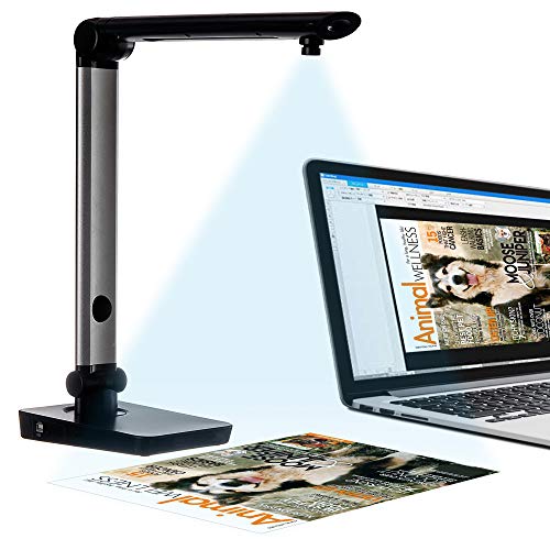 Longjoy Digital Portable Rotatable for All Dimension USB Document Camera LV-1 Series LV-1020(Black)