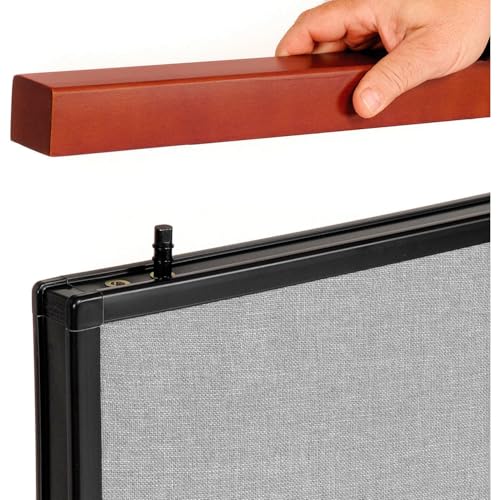Global Industrial 24-1/4"W x 73-1/2"H Deluxe Office Partition Panel, Gray