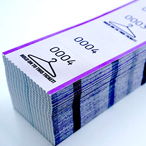 Coat Check Tickets - Hanger Image - Fast, Secure & Affordable Event Tickets by MyZone Printing (Purple, 5000)
