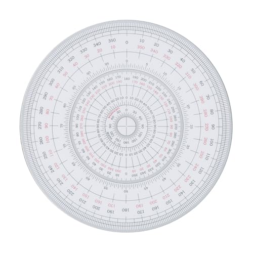 Uchida full circle protractor 15cm 1-822-0001