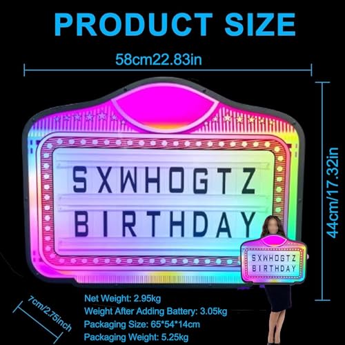 Led Letter Bottle Presenter with Remote &Rubber Buckle,Acrylic Spellable Letter Plaque(Wrought Iron Border) 7-Color Nightclub System (4 Sets Letters+1 Set Numbers+ Dual Batteries)