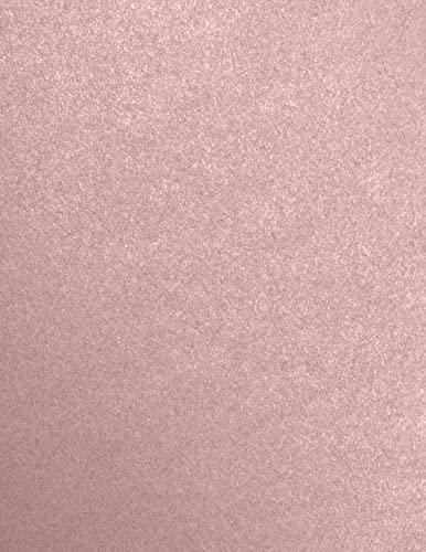 LUXPaper 8.5" x 11" Cardstock | Letter Size | Misty Rose Metallic - Sirio Pearl | 111lb. Cover | 1,000 Qty