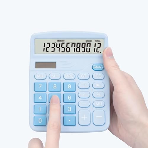 Calculator, Solar Power Computer, Used in Student Restaurants and Shops for Calculation