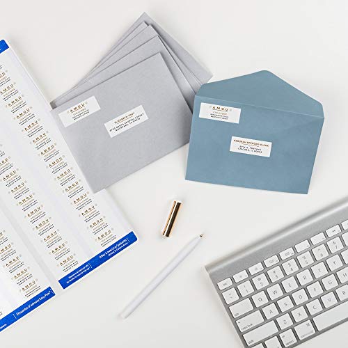 Avery Printable Easy Peel Return Address Labels, 0.5" x 1.75", Sure Feed, 2 Pack, 4000 Labels Total (5637)
