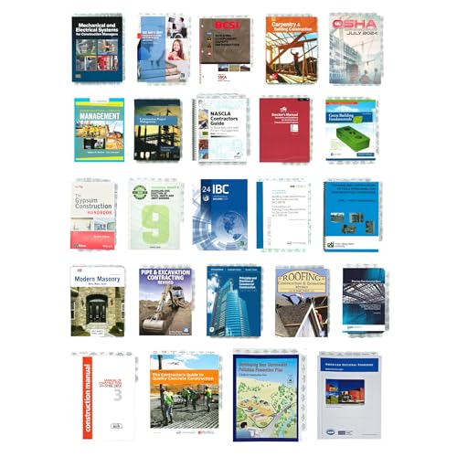Preprinted Tabs - Nascla Accredited Examination - Commercial General Building Contractor