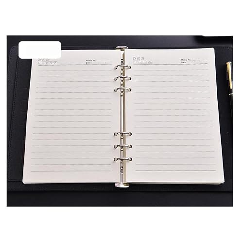 YQBUER A5 Binder Spiral Notebooks and Journals Diary with Lock Password Agenda Office Bussiness Notebooks School Supplies (Color : B, Size : A5)
