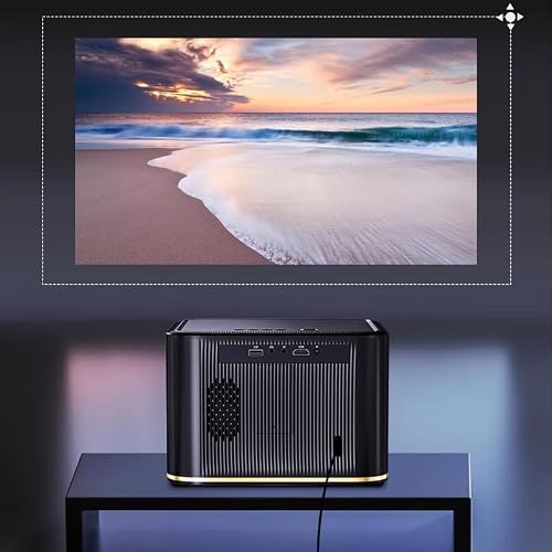 Home Bedroom Theater Intelligent Ai Voice 1080p Projector 5g Projection Screen Direct Wall