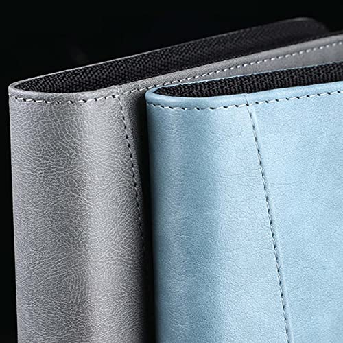 Portfolio Organizer, Document Folio,Leather Binder, A5 PU Faux Conference Folder Business Office Work Organiser Padfolio with Calculator 6 Ring Clipboard Box
