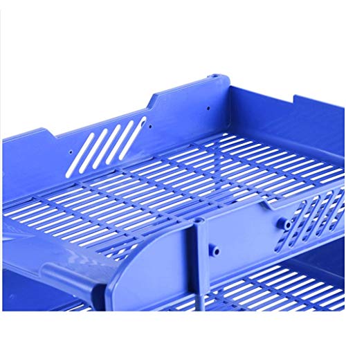 AFPSDLFJDLS Letter Tray, Acrylic Paper Organizer Tray, Clear Desk File Holder Desktop File, Stackable Magazine Holder, Great for Home or Office
