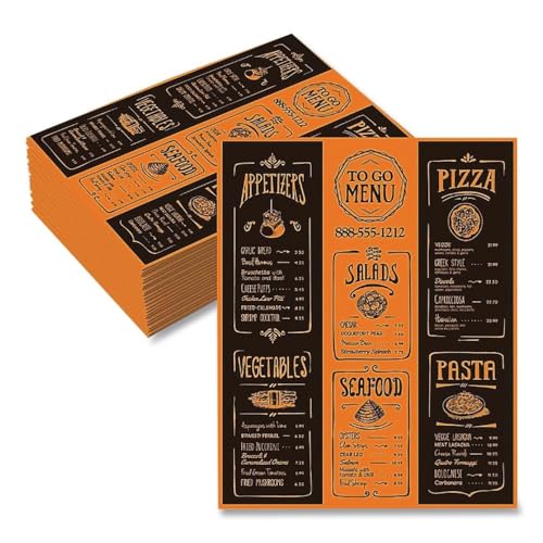 Exact Brights Paper, 8 1/2 x 11, Bright Orange, 20lb, 500 Sheets