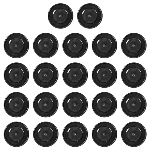 Levenger Circa Discs Binder Rings for Discbound Notebooks System, 22 Pack, Black, 2-Inch