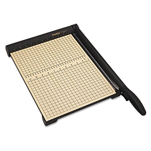Martin Yale T15 Premier SharpCut 15" Cutting Length Paper Trimmer, Hardened Self-sharpening Stainless Steel Blades Cut Up To 15 Sheets of 20lb. Bond Paper At Once