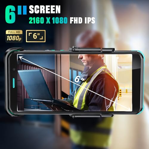 Tera Android Barcode Scanner PDA: HS7 Engine 6" FHD IPS for Warehouse, P600
