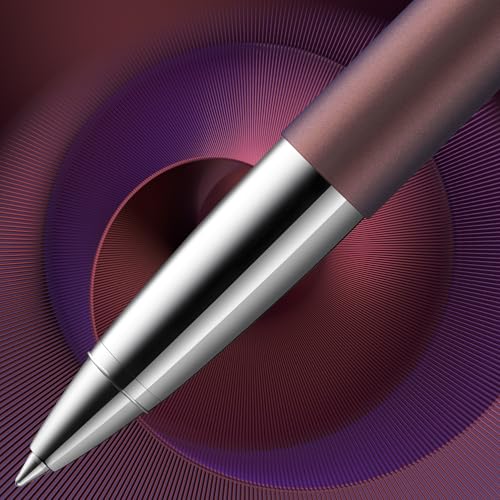 Lamy studio orion matt - rollerball pen in elegant metal barrel - with propeller-shaped clip & in line width M M 63 rollerball refill in black