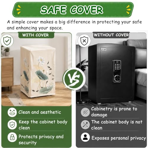 MZZKFC Safe Box Cover Disguise with Zipper，for Home Security Safe