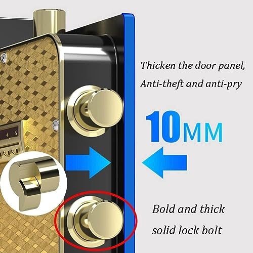 Safe Box,Fireproof Waterproof Safe Box Security Safe Box Digital Cabinet Safes Heavy-Duty Steel Large Safe,Electronic Safety Cabinet Place Secure Valuables Cash,B