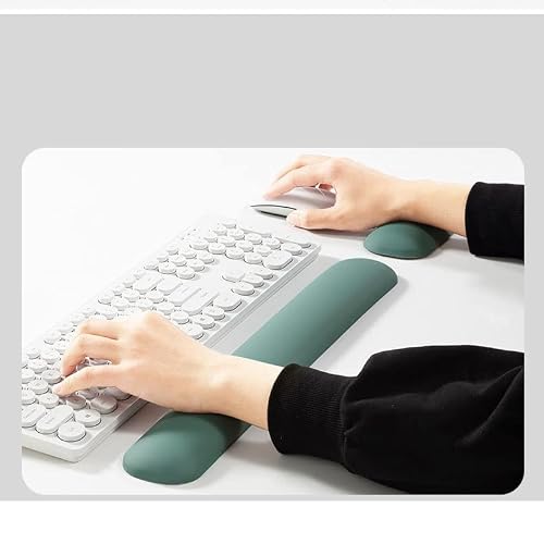 CDGTHYU Memory Foam Keyboard Wrist Rest Hand Support Set Ergonomic Mousepad Cushion Mat(440MM)