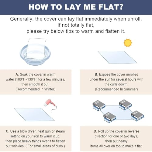 Clear Hardwood Floor Protector Mat Non-Slip for Office & Home Use
