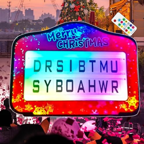 Led Letter Bottle Presenter,Acrylic VIP Bottle Service Sign,Lightweight Handheld Light Box with 7 Color Change for Nightclub, Bar, Party, Christmas -4 Sets Letter & 1 Sets Number Kit