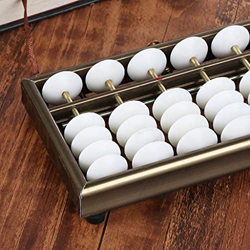 NSUQOA 17 Digits Rods Standard Abacus Chinese Japanese Calculator Counting Tool Math Learning Beginners