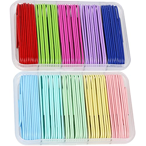 450PCS Assorted Color Paper Clips Eco Friendly Free Medium 28mm Paper Clips