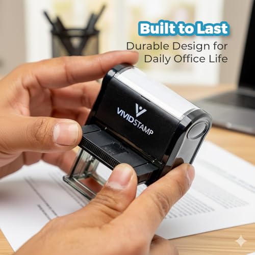 Classic Past Due Self Inking Rubber Stamp Combo with Refill (Black Ink) - X-Large (10 Pack)