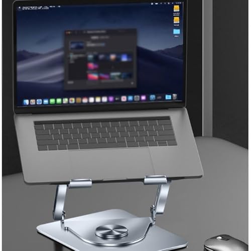 BXFIRS Carbon Steel Book Stand Silver Reading Rack 360 Degrees Holder