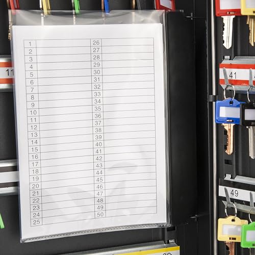 Barska Steel 64 Key Safe Cabinet with Combination/Key Lock Box (64 Key Position, Key Lock)