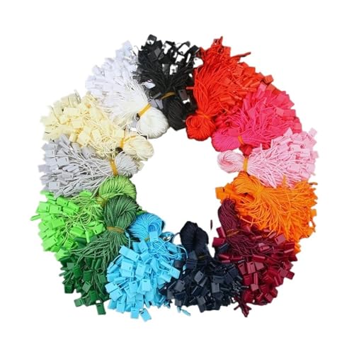 200pcs 7 Inch Hang Tag Seals with String Cord for Garment Price Tags Bags