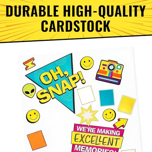 Fun Express Full Update PARTY SUPPLIES 5 Piece 90s Themed Student Pictures Classroom Door Decorating Set