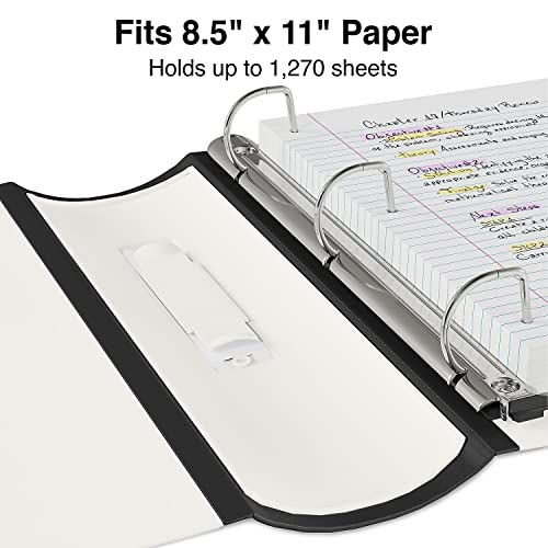 Staples Better 5-Inch D-Ring View Binder, Reinforced Spine