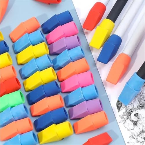 Pencil Top Eraser Caps Eraser Caps Pencil Eraser 150 Pcs Random Bulk Pencil Top Erasers Colored Pencils Topper Protector Eraser Caps Office Supplies Student School Stationery