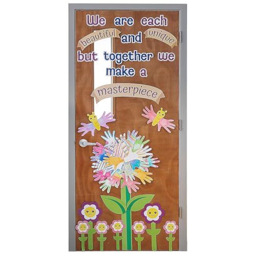 Social Emotional Learning Handprint Flower Classroom Door Decoration