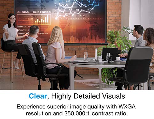 Optoma ZW400 WXGA Professional Laser Projector | Compact Design & Bright 4000 lumens | DuraCore Laser Technology, Up To 30,000 Hours | Network Control | 4K HDR Input | Quiet Operation