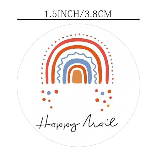KLJUHGTR Happy Mail Sticker Holiday Decoration Baking Seal Envelope Wedding Birthday Party