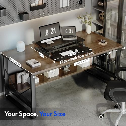 FLEXISPOT Standing Desk Converter, 28", Black