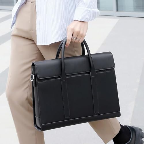 JSEIAJB Handbag Laptop Vintage Shoulder Executive Business Messenger Crossbody Side Bag