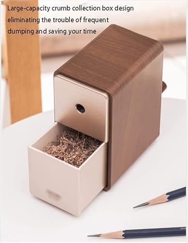 TIANYIA Art Pencil Sharpener Sketch Manual Shavings Tray for Art Students Charcoal Hand-Crank Multi-Function for Use in Schools Stationery