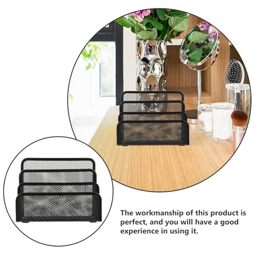 gklwVSlwv 2Pcs Desk File Storage Racks Premium Iron Office Organizers for Documents and School Files Portable Vertical Folder Holders for Home and Workplace