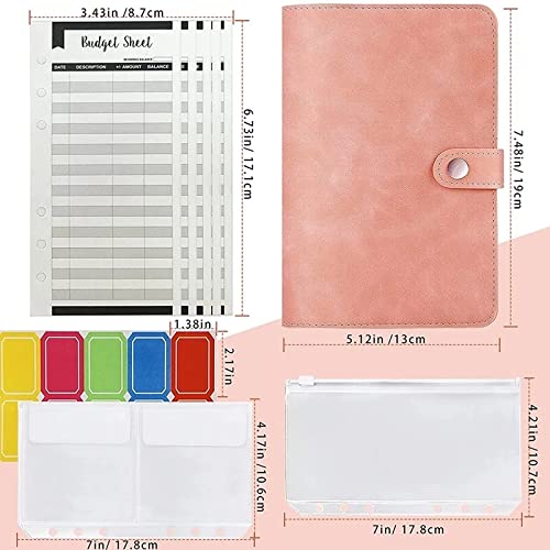 TEDILUVI 29PCS A6 Budget Planner Organizer Binder with Envelopes,Money Saving with Pouches