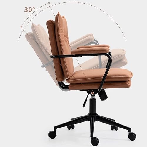 MVUYO FMURY Home Computer Chair Student Dormitory Study Chair Back Comfortable sedentary Office Chair Desk(C)