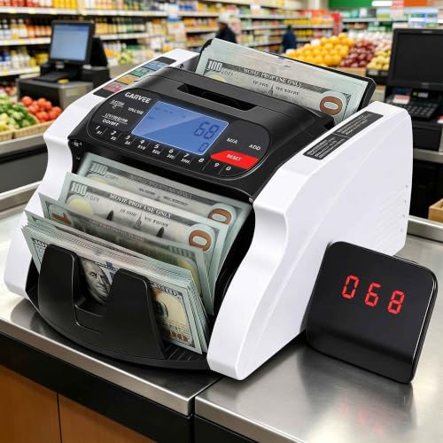Money Counter Machine with Value Count,UV MG IR DD MT Counterfeit Detection