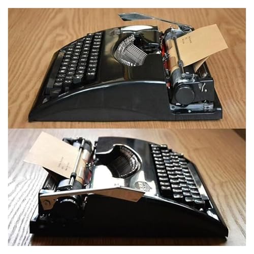 Classic Retro Manual Typewriter, Typing Machine for Home and Office, Mechanical Typewriter for Writers and Authors Lovers(Black)