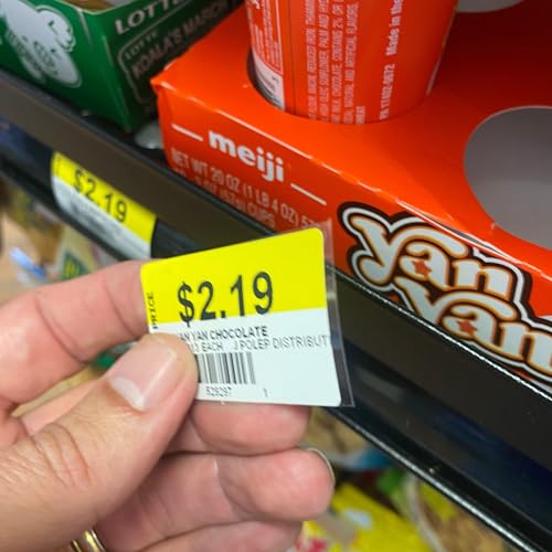 CinchSigns Clear Plastic Wire Shelf Label Holders for Metal & Price Channel Shelves - Repositionable Retail Price Tag Holders for Secure Pricing - 2000 Pieces in 4" L x 1.25" H, 10 mm