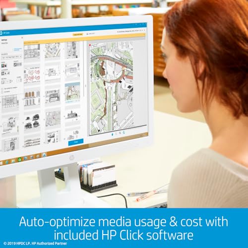 HP DesignJet T650 Large Format 36-inch Plotter Printer, Includes 2-Year Onsite Warranty Support (5HB10T) - New Model