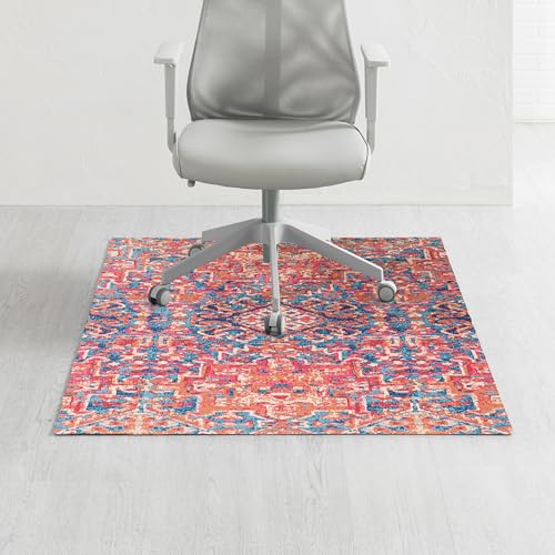 Anji Mountain 54" x 40" Rug'd Office Chair Mat for Carpet & Hardwood Floor