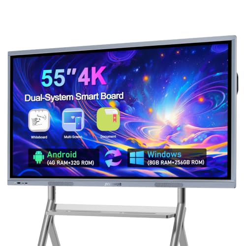 JYXOIHUB 55" 4K Smart Board for Conference – with Android & Windows