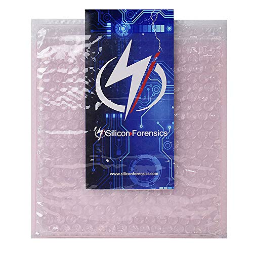 Anti Static Bubble Bags, Resealable Static Shielding Bag, Reusable for Sensitive Electronic Components (Small Qty 100) Pink